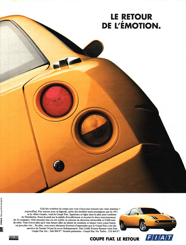 Advert Fiat 1995