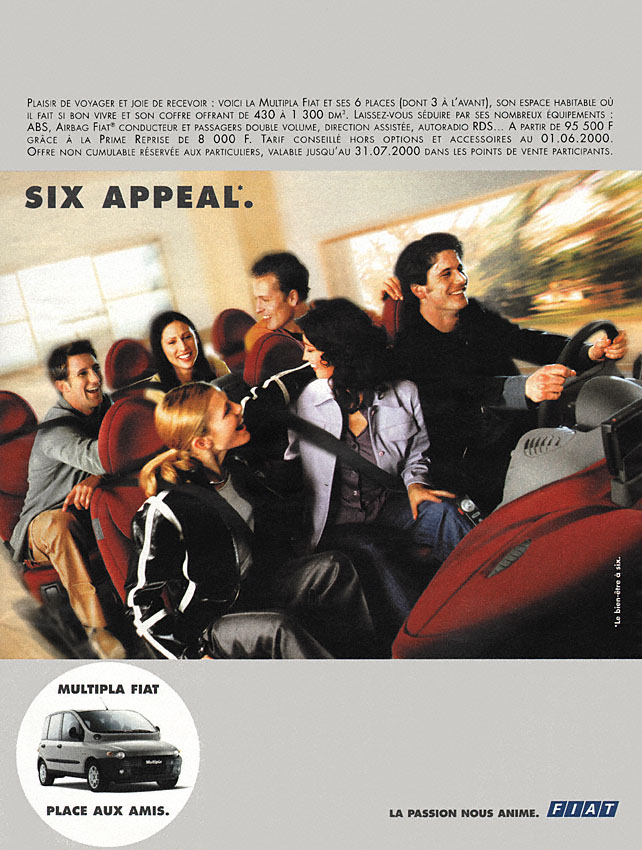 Advert Fiat 2000