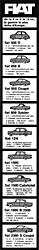 Advert Fiat 1967