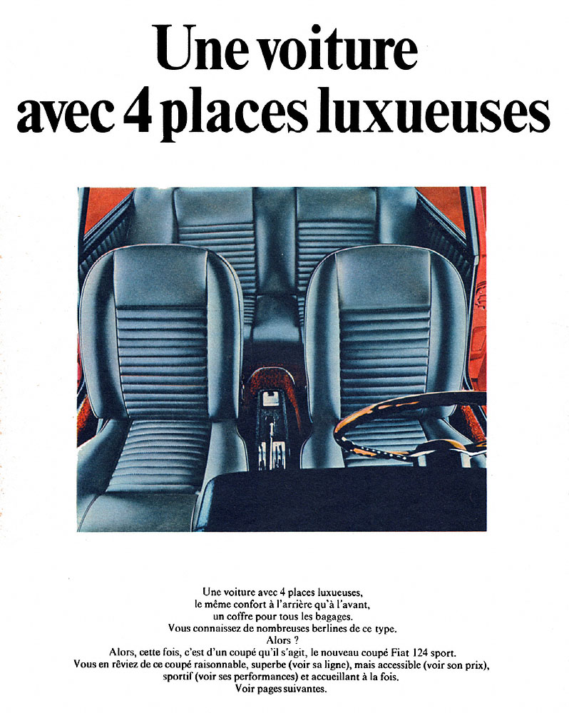Advert Fiat 1967