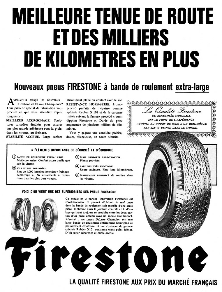 Advert Firestone 1962