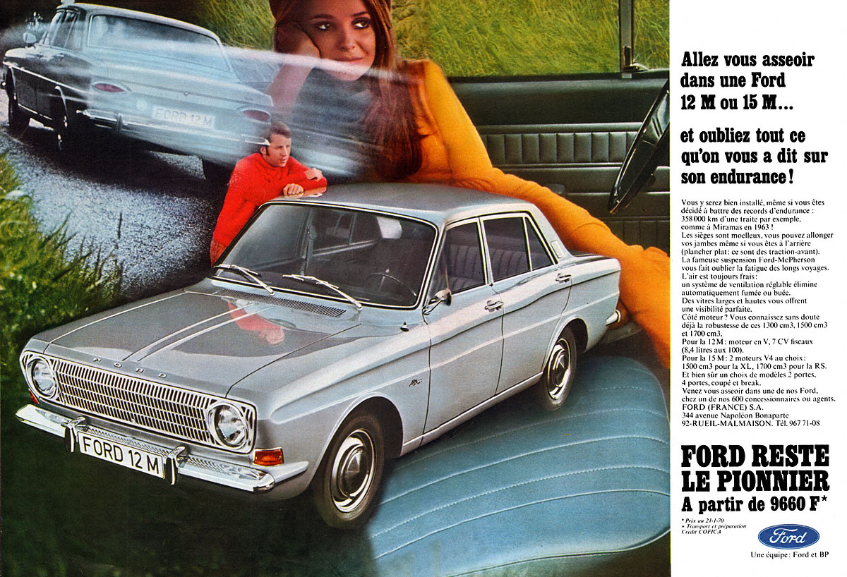 Advert Ford 1970