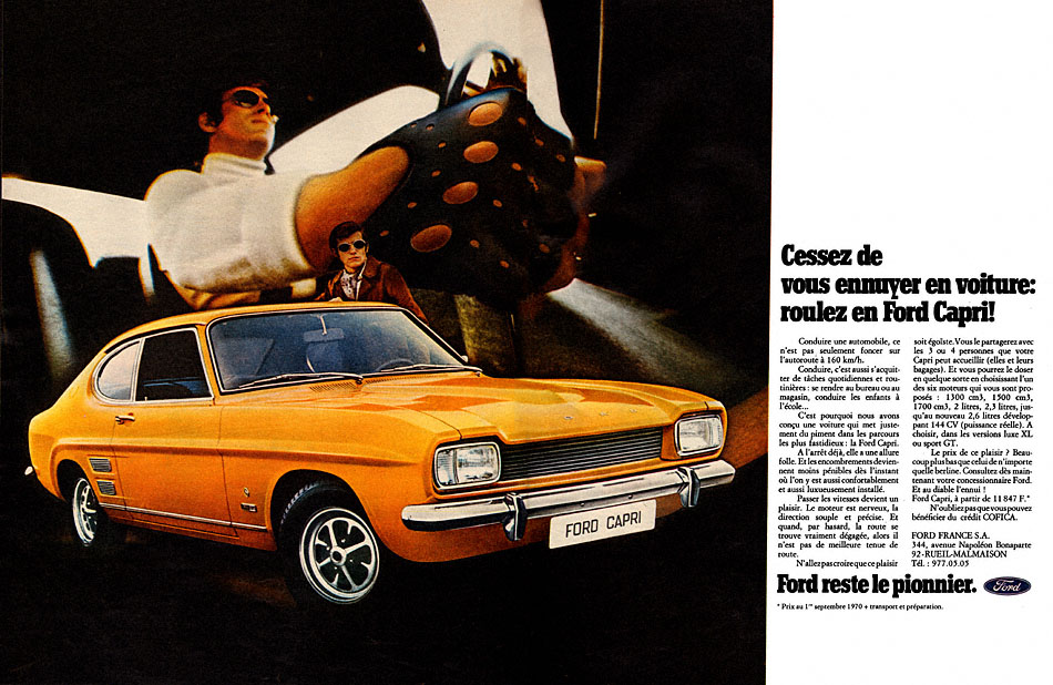 Advert Ford 1970
