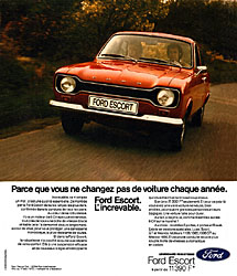 Advert Ford 1973