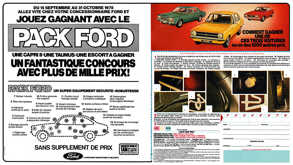 Advert Ford 1975