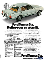 Advert Ford 1977