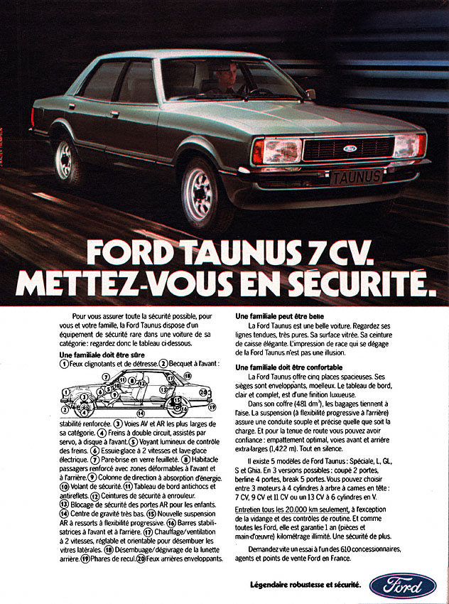 Advert Ford 1978