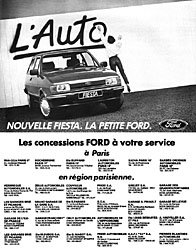 Advert Ford 1984