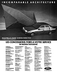 Advert Ford 1985
