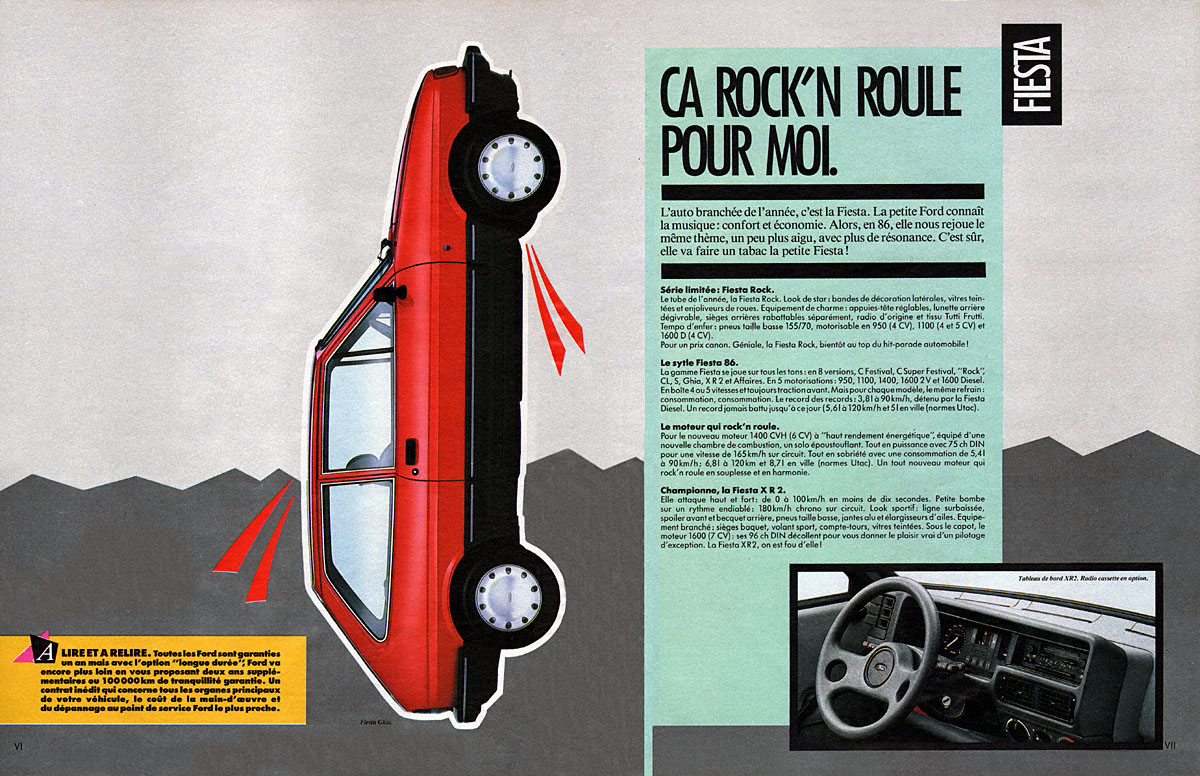 Advert Ford 1986