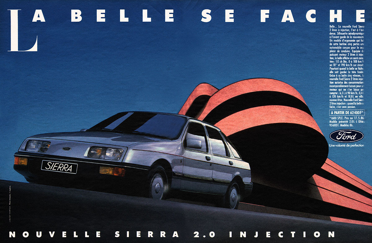 Advert Ford 1986