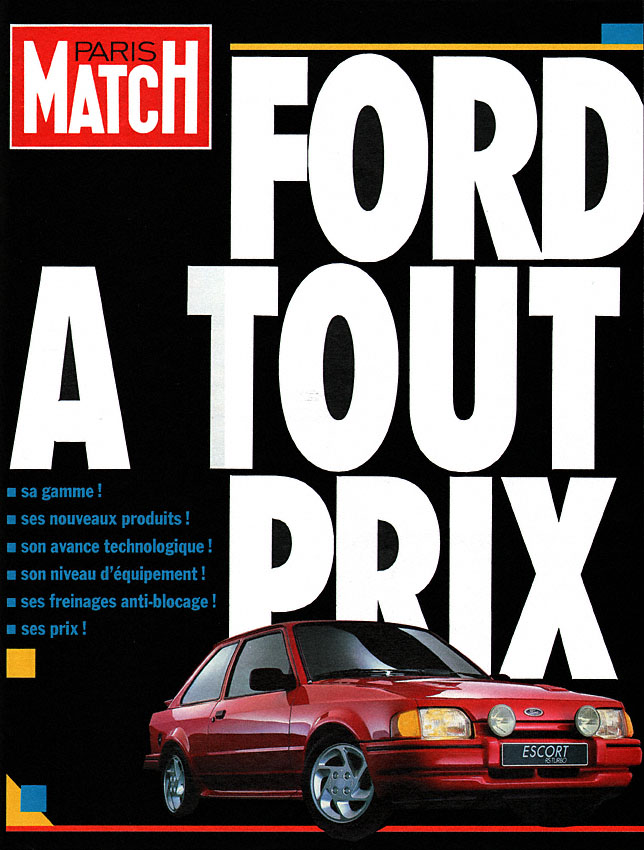 Advert Ford 1986