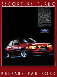 Advert Ford 1986