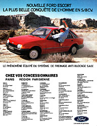 Advert Ford 1986