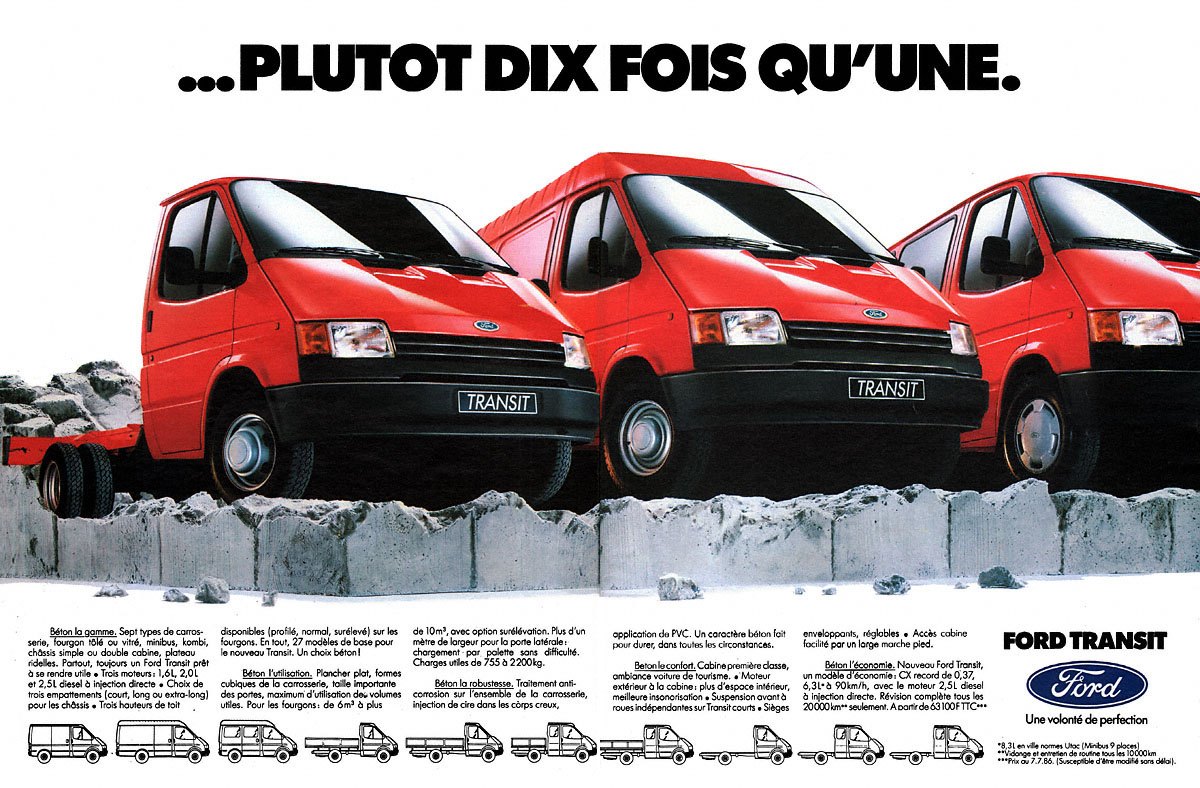 Advert Ford 1987