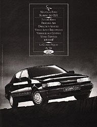 Advert Ford 1987