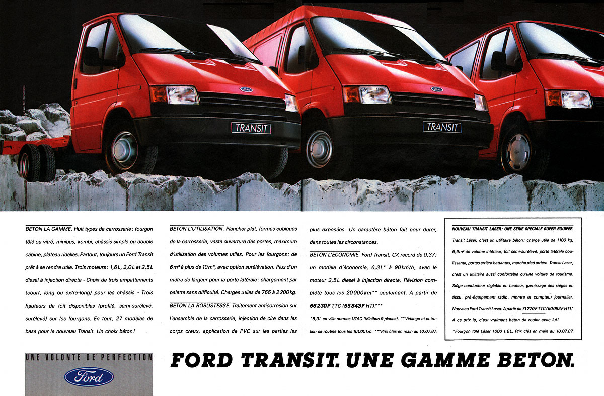 Advert Ford 1987