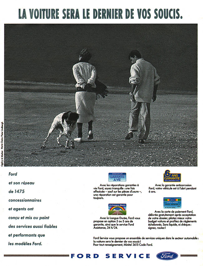 Advert Ford 1989
