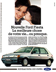 Advert Ford 1989