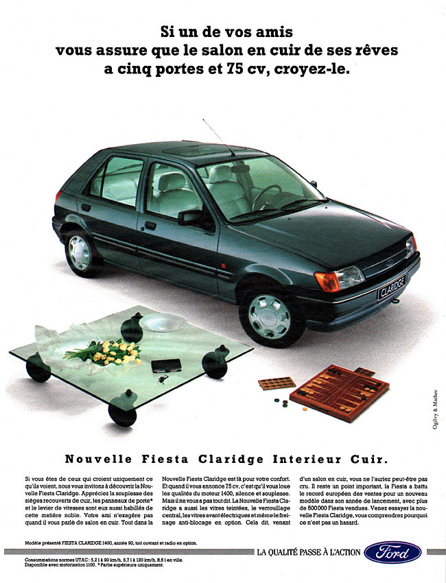 Advert Ford 1990