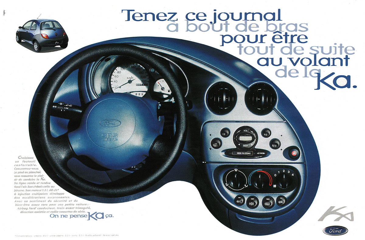 Advert Ford 1996
