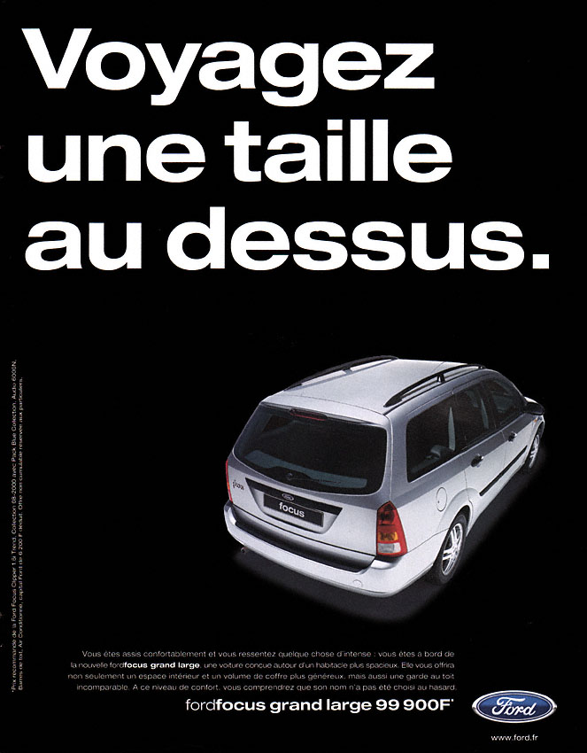Advert Ford 2000