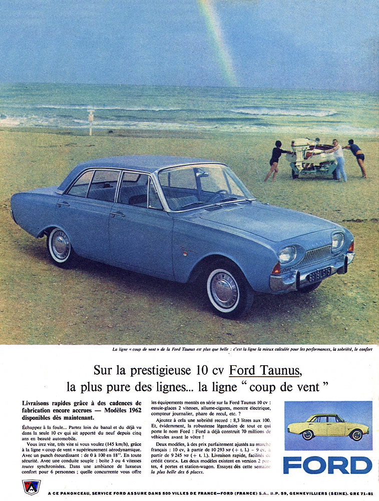 Advert Ford 1961