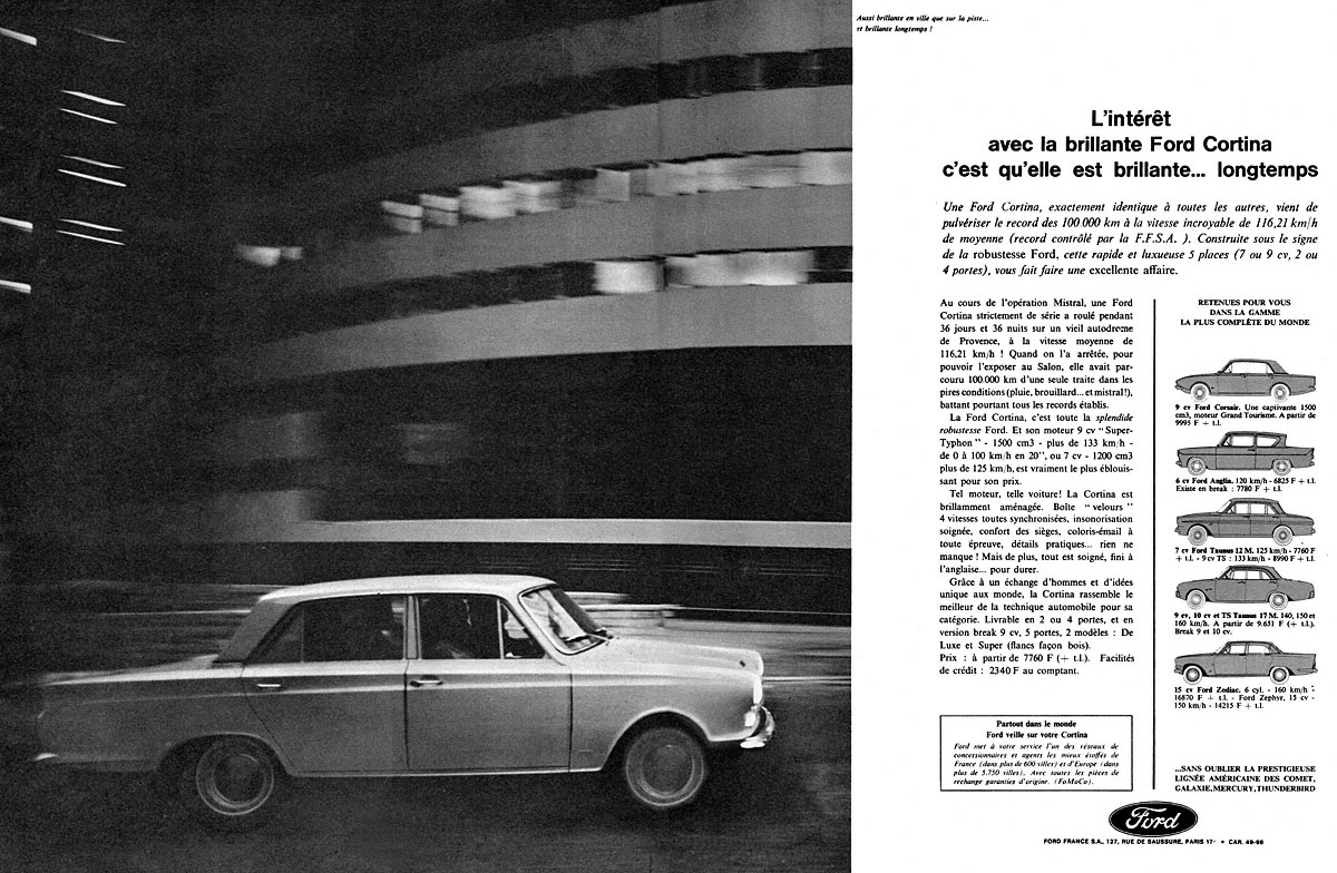 Advert Ford 1964