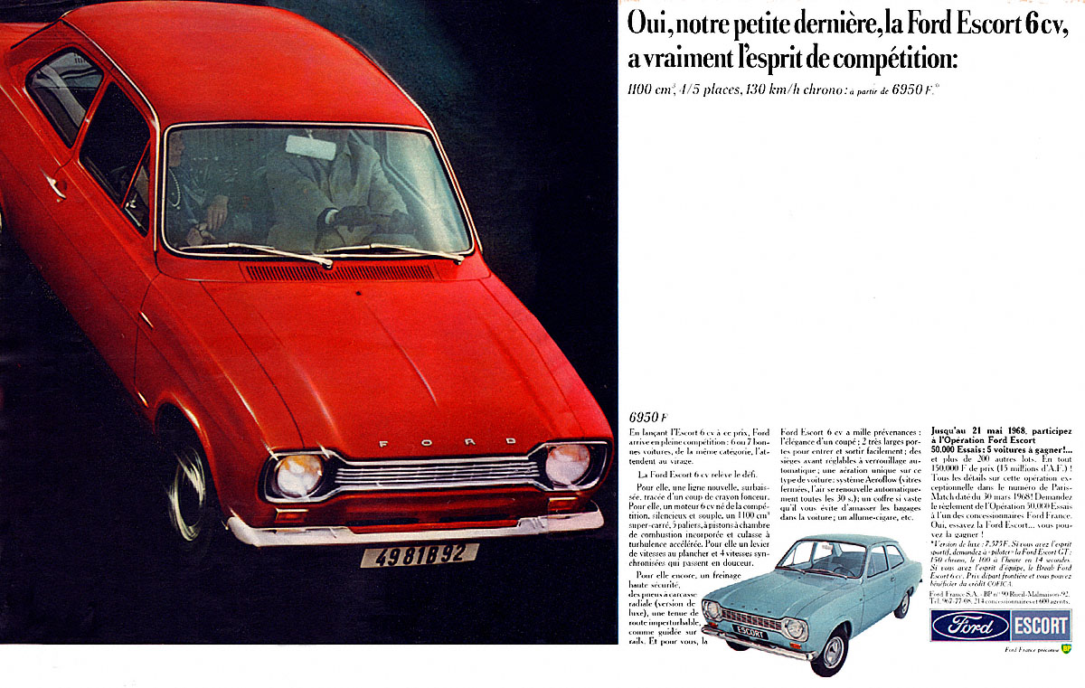 Advert Ford 1968
