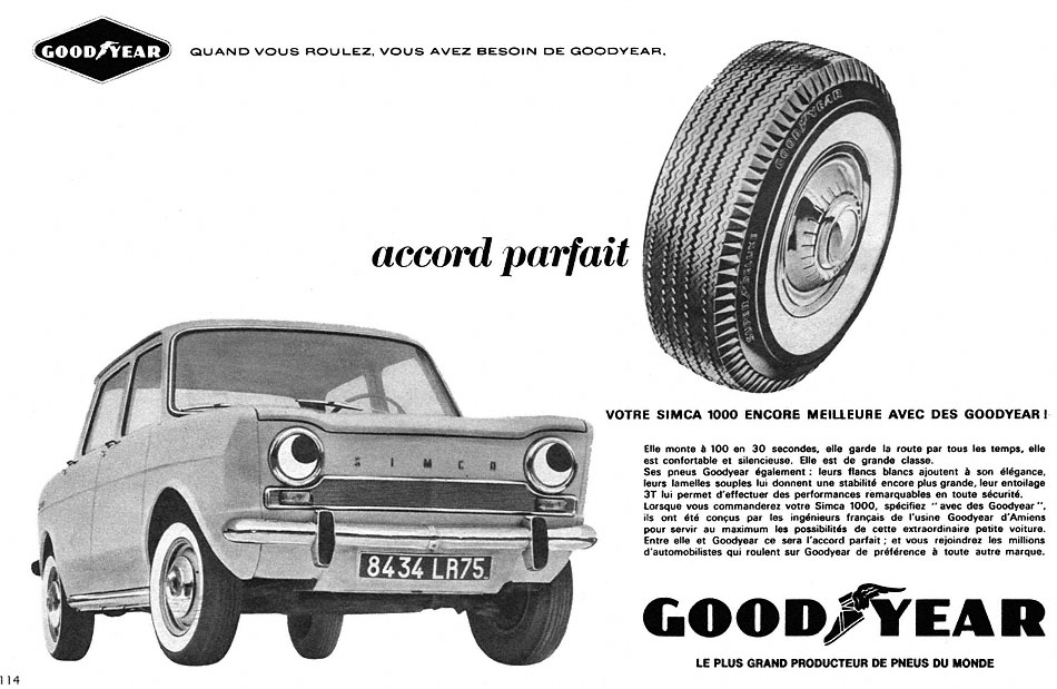 Advert Good Year 1962