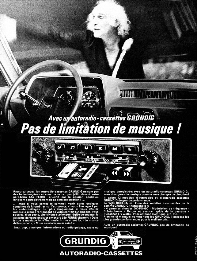 Advert Grundig 1977