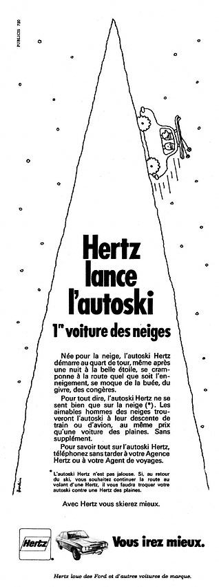 Advert Hertz 1970