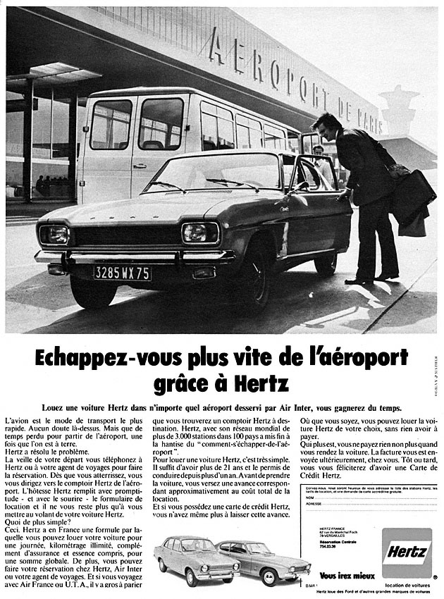 Advert Hertz 1971