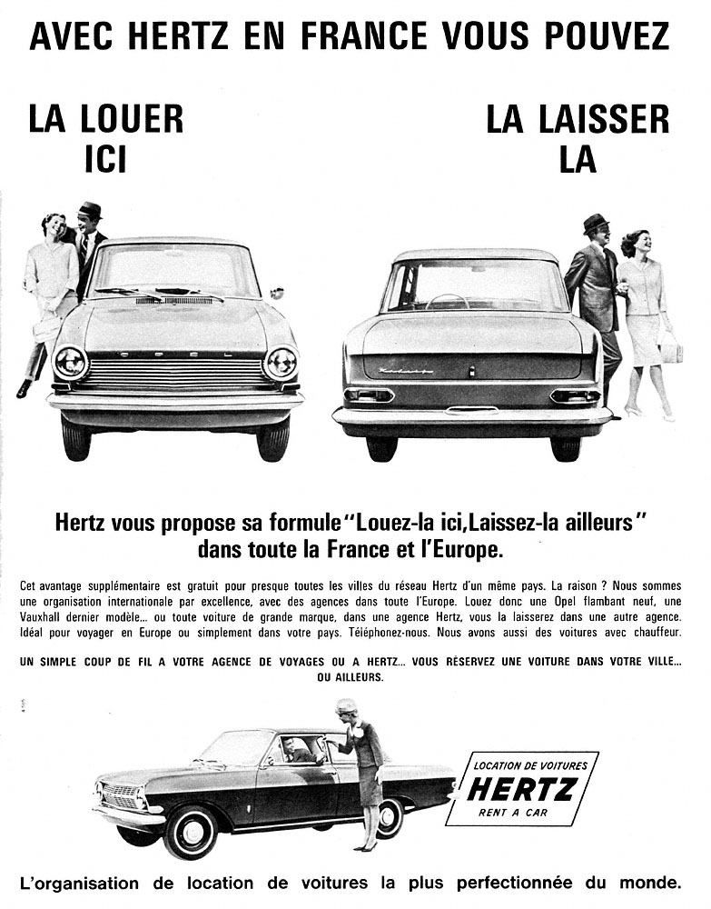 Advert Hertz 1964