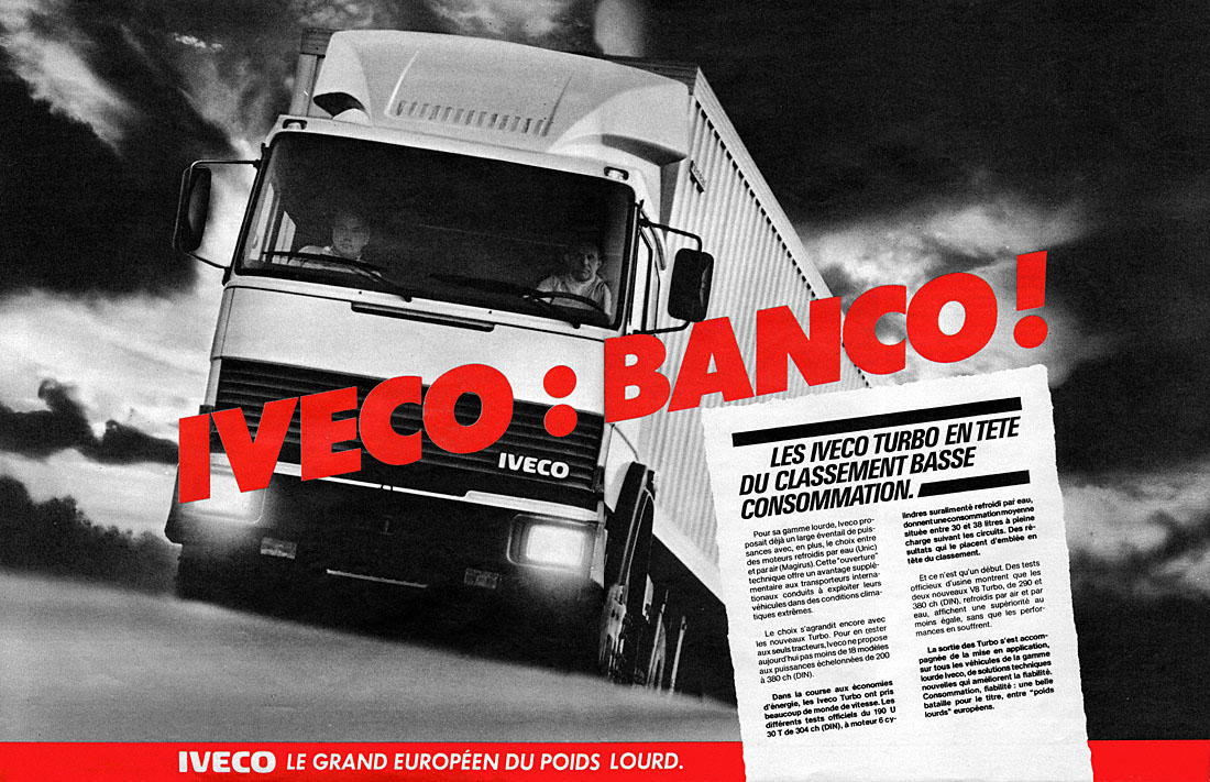 Advert Iveco 1981