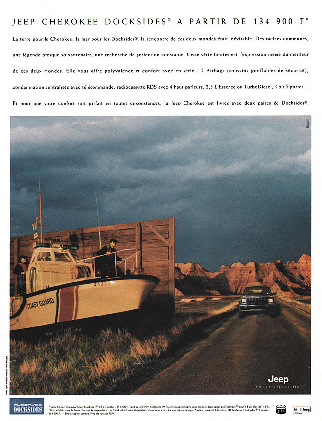 Advert Jeep 1999