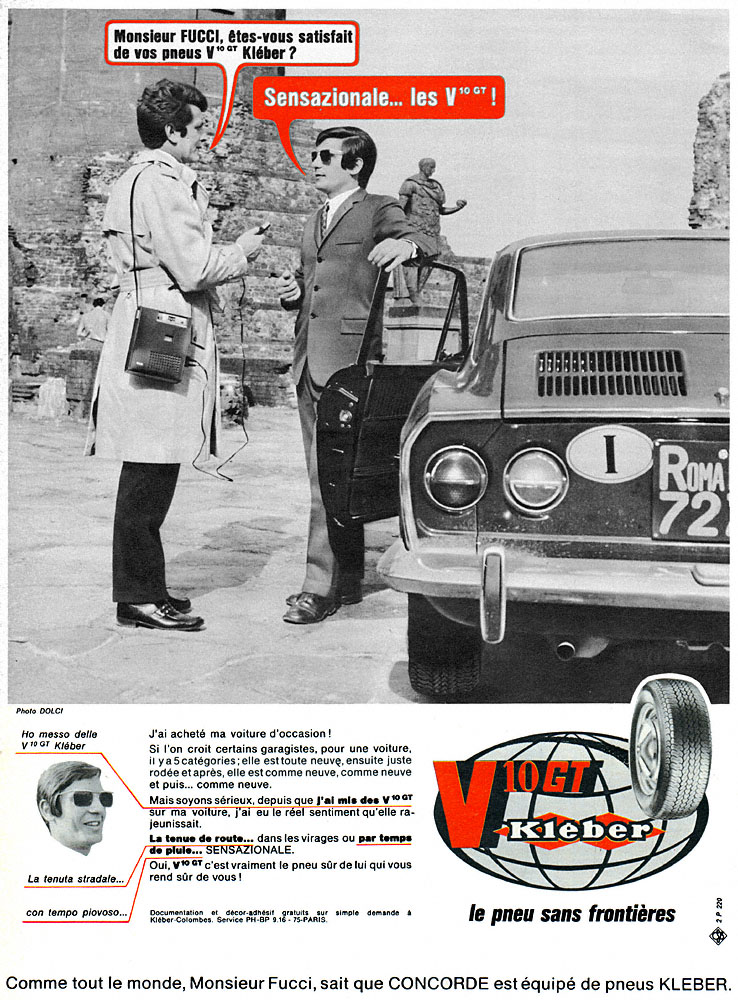 Advert Kl�ber-Colombes 1969