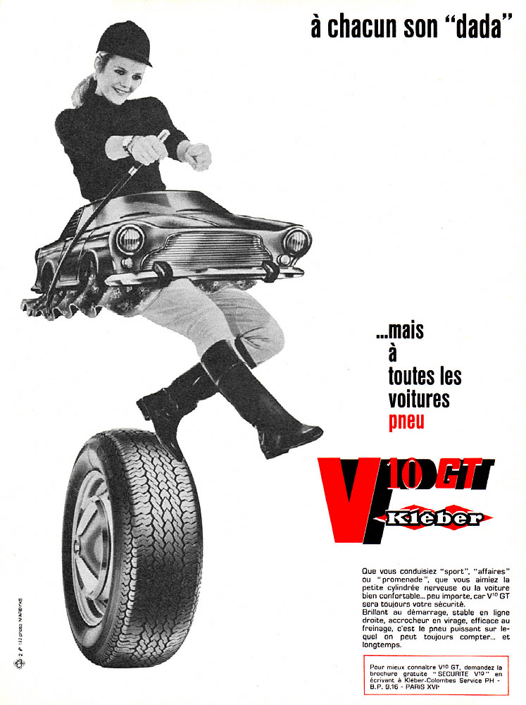 Advert Kl�ber-Colombes 1968