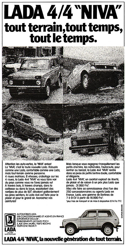 Advert Lada 1978