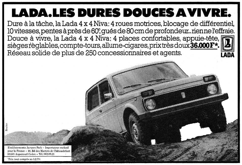 Advert Lada 1979