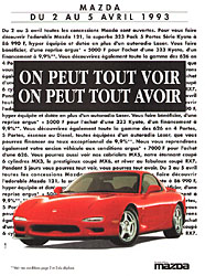 Advert Mazda 1993