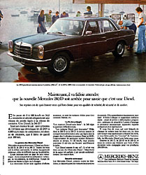 Advert Mercedes 1973