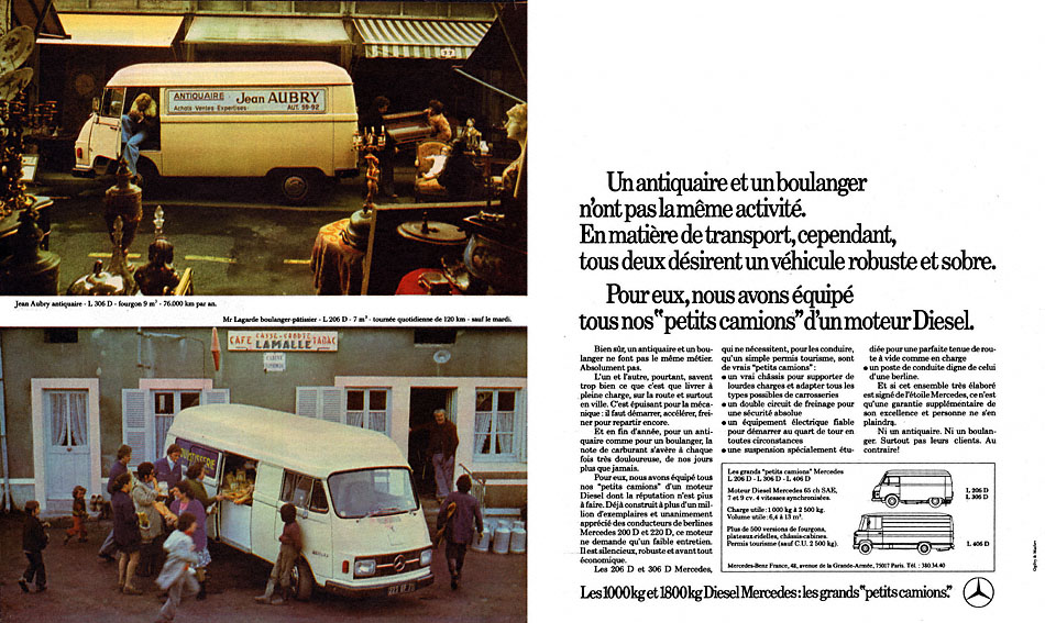 Advert Mercedes 1974
