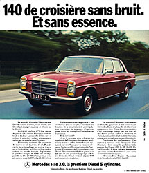 Advert Mercedes 1974