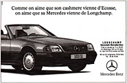 Advert Mercedes 1989