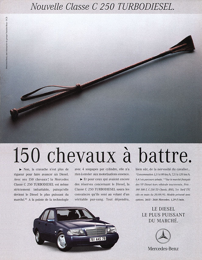 Advert Mercedes 1995