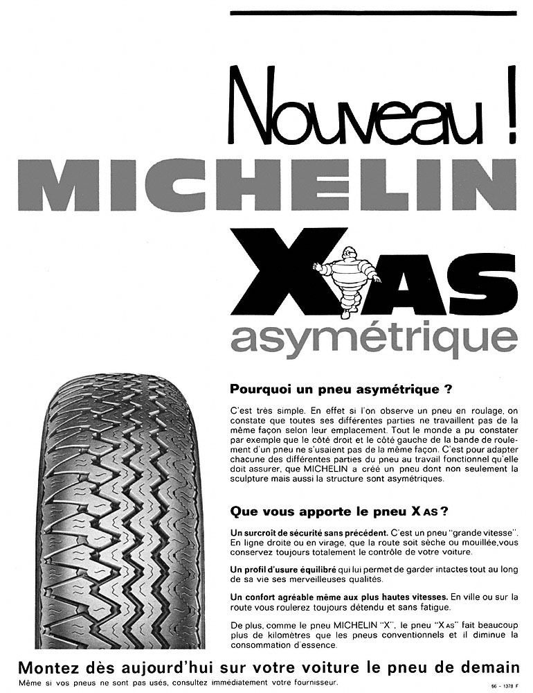 Advert Michelin 1966