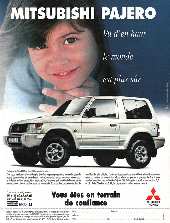 Advert Mitsubishi 1995