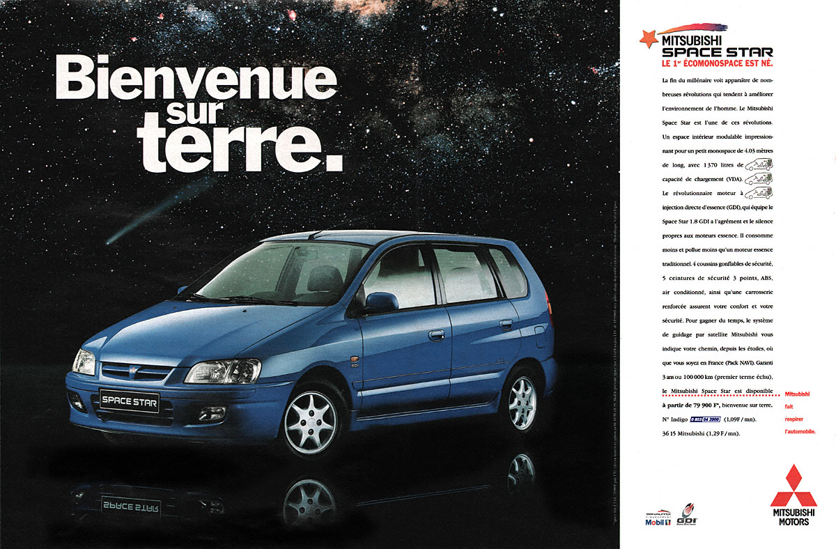 Advert Mitsubishi 1998