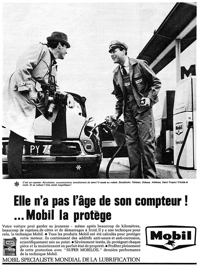 Advert Mobil 1965